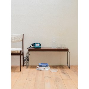 Table d'appoint en bois et métal n°699