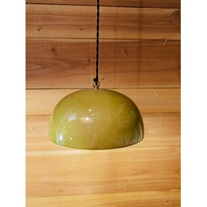 Lampe baladeuse en céramique vert olive n°99