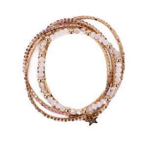 Bracelet boutique pglam girlp, 4 pcs