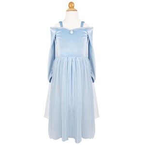 Robe de princesse velours elsa 5-6 ans