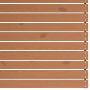 Salon de jardin meuble d'extérieur ensemble de 63.5 x 63.5 x 62.5 cm bois marron