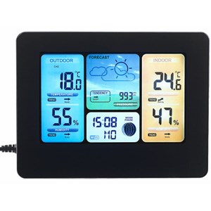 Station météo écran couleur connectée wi