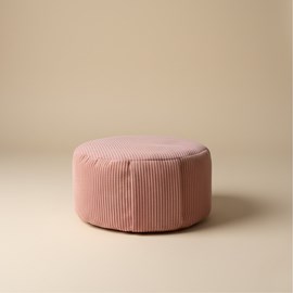 Zafu - coussin méditation rose poudré