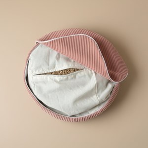 Zafu - coussin méditation rose poudré