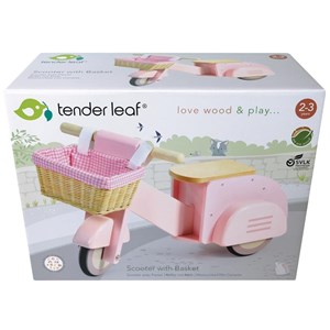 Porteur scooter avec panier