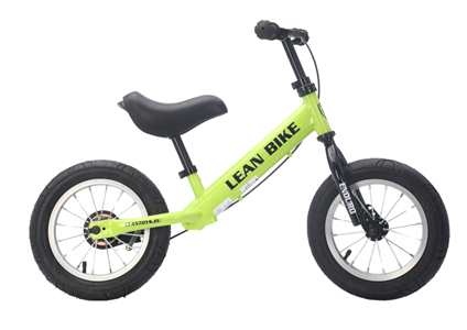 Vélo équilibre enduro néon vert pour enfants 2 à 5 ans