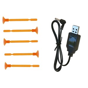 Robot télécommandé orange rc avec lancement de projectiles