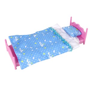 Ensemble de meubles pour poupée lit armoire coiffeuse tabouret