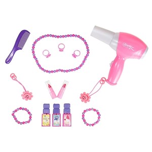 Grande coiffeuse féérique pour princesse avec siège et miroir