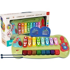 Piano d'éveil pour bébé musical lumineux claviers multicolores
