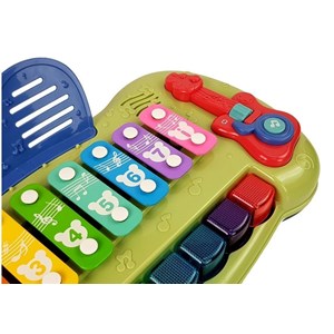 Piano d'éveil pour bébé musical lumineux claviers multicolores