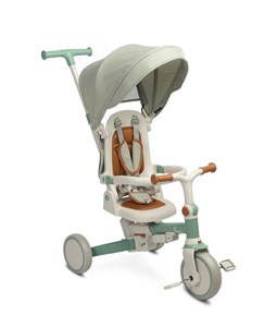 Vélo d apprentissage 3 en 1 faro green pour enfants