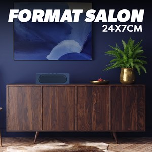 T'nb - enceinte bluetooth rainbow barre, bluetooth 5.4, 10 w rms - bleu