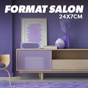 T'nb - enceinte bluetooth rainbow barre, bluetooth 5.4, 10 w rms - violet