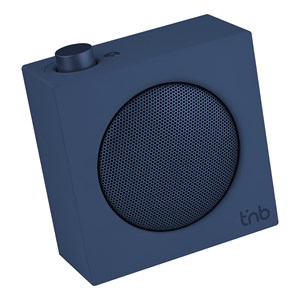 T'nb - enceinte bluetooth rainbow cube, son clair et équilibré 5 w - bleu