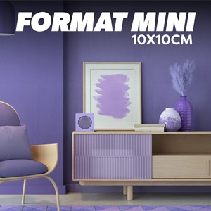 T'nb - enceinte bluetooth rainbow cube, son clair et équilibré 5 w - violet