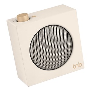 T'nb - enceinte bluetooth rainbow cube, son clair et équilibré 5 w - blanc