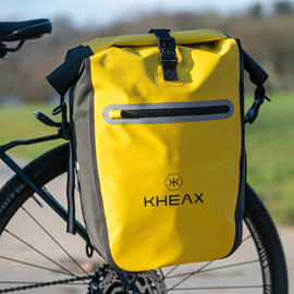 Sacoche avec cadenas jaune