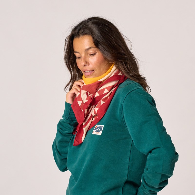 Foulard femme en coton bio paola écru