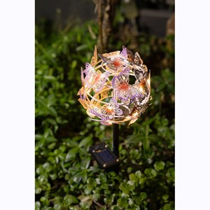 Décoration solaire nuée papillons
