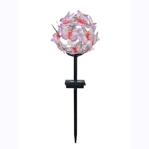 Décoration solaire nuée papillons