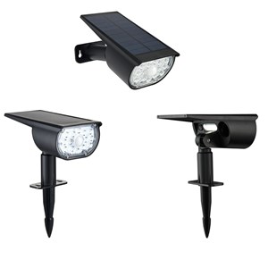 Spot solaire 300 lumens détecteur