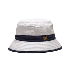 Bob mixte certifié anti-uv upf50+ et anti-chaleur blanc et marine