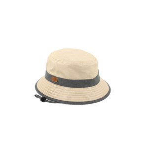 Bob mixte certifié anti-uv upf50+ et anti-chaleur beige et eucalyptus 61/63