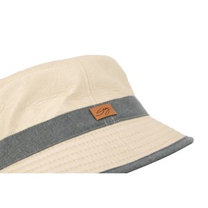 Bob mixte certifié anti-uv upf50+ et anti-chaleur beige et eucalyptus 61/63