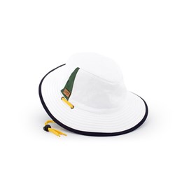 Chapeau mixte certifié anti-uv upf50+ et anti-chaleur blanc