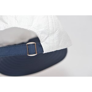 Casquette mixte certifiée anti-uv upf50+ et anti-chaleur blanc et marine 55/57