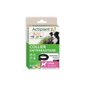 Collier antiparasitaire   - actiplant'3 - laboratoire agecom