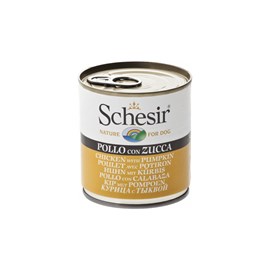 Patée en gelée poulet&nbsp;potiron chien (boite 285g) - schesir