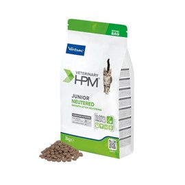 Croquettes chat veterinary hpm cat junior neutered - virbac