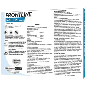 Frontline spot on chien m (10-20 kg) -  boehringer