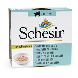 Bouillon thon&nbsp;daurade chat (boite 70g) - schesir