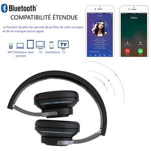 Casque audio bluetooth