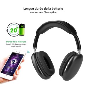 Casque sans fil bluetooth