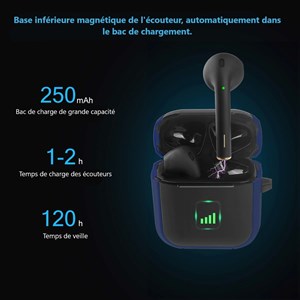 Ecouteurs bluetooth sans fil