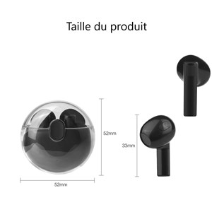 Ecouteurs bluetooth avec reduction de bruit
