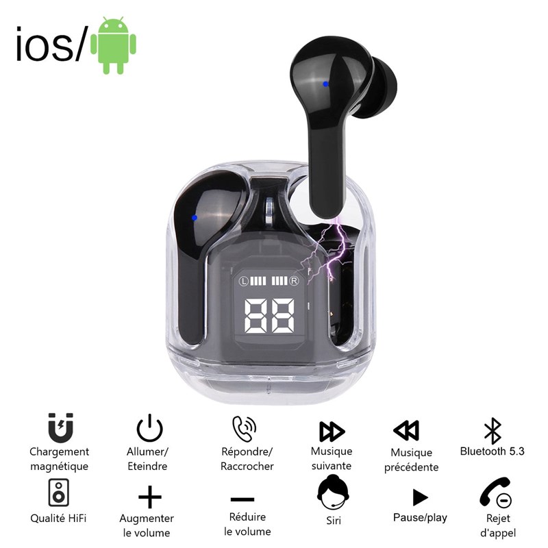 Ecouteurs bluetooth sans fil