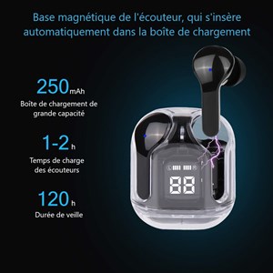 Ecouteurs bluetooth sans fil