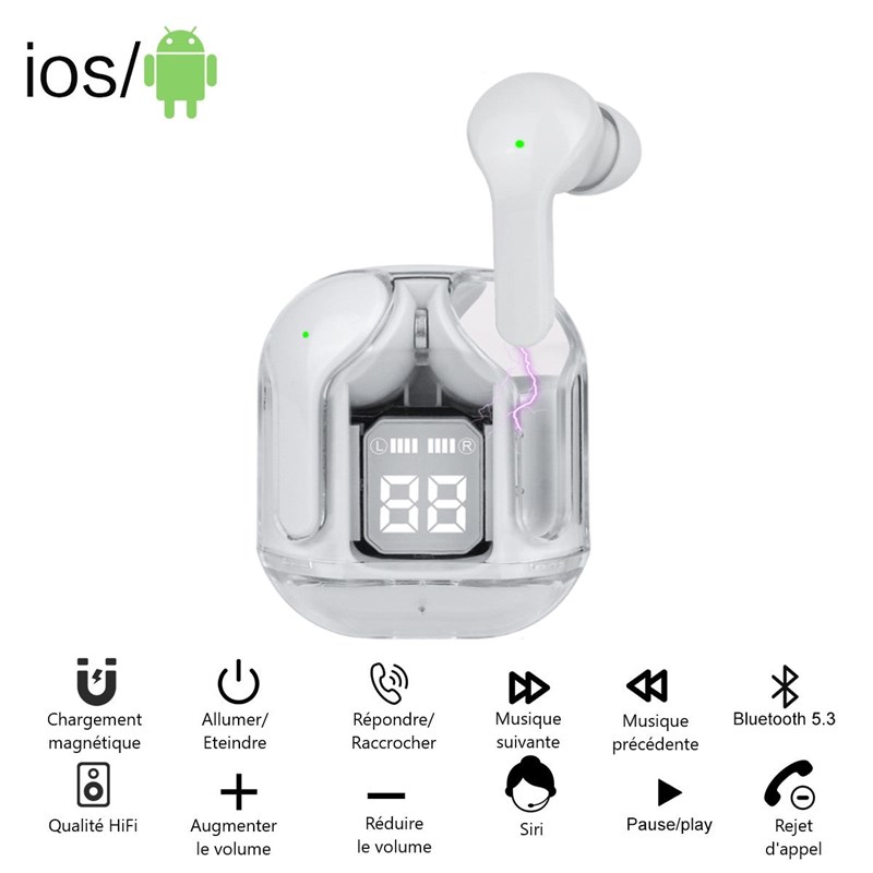 Ecouteurs bluetooth sans fil