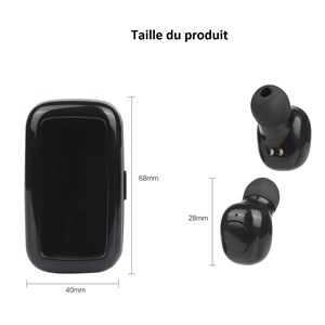 Ecouteurs bluetooth avec reduction de bruit