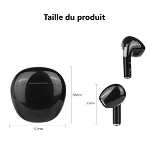 Ecouteurs bluetooth avec reduction de bruit