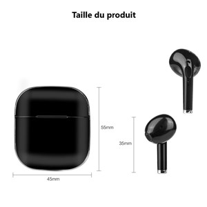 Ecouteurs bluetooth avec reduction de bruit