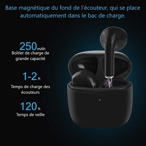 Ecouteurs bluetooth sans fil