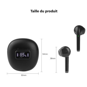 Ecouteurs bluetooth avec reduction de bruit