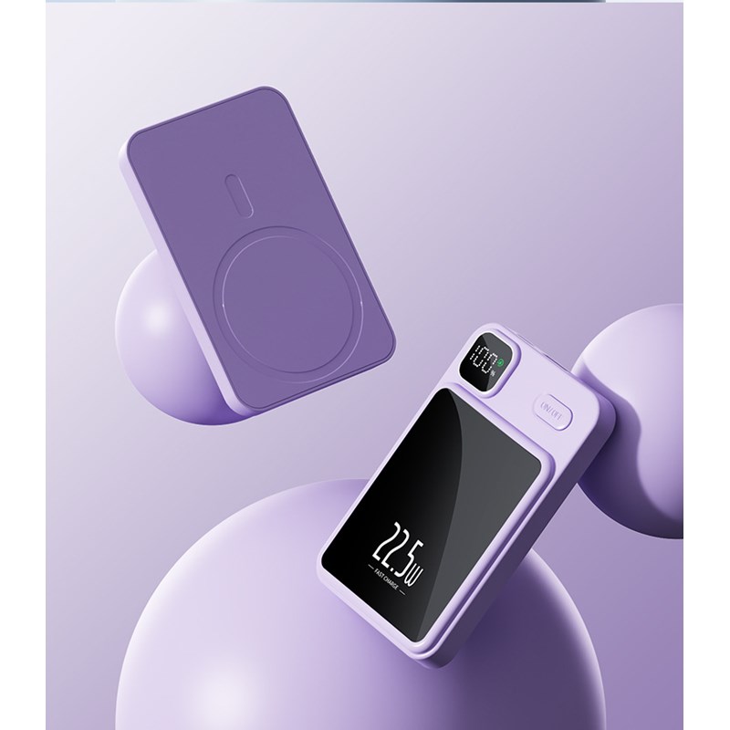 Power bank 10000mah avec écran led magsafe