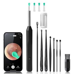 Otoscope oreille 1080p hd wifi nettoyage oreille